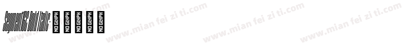 Segment16C Bold Italic字体转换